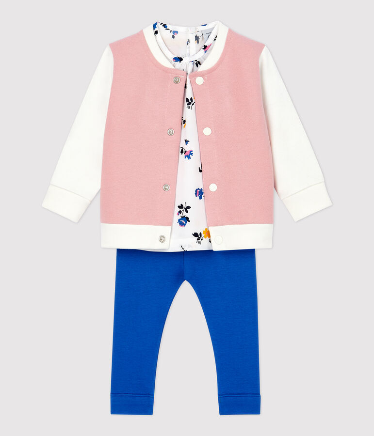 Dreiteiliges Baby-Set vielfarbig